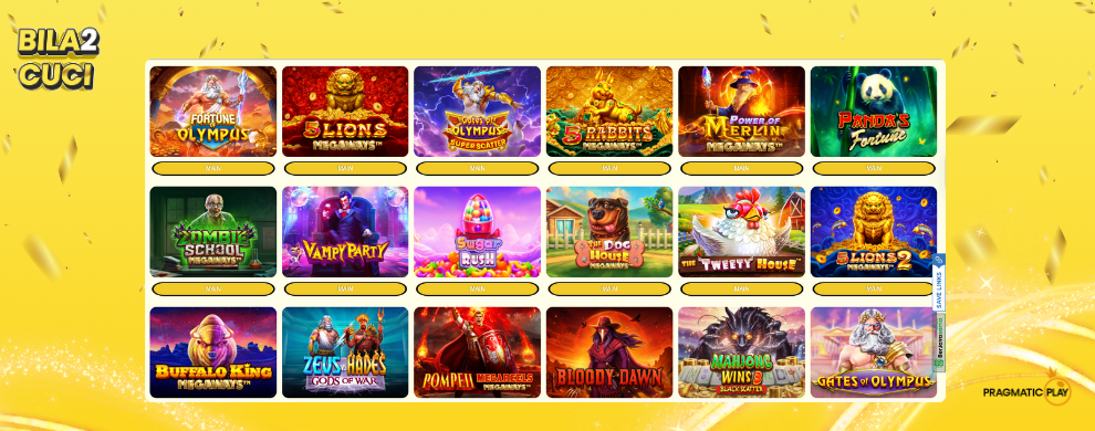 list of pragmatic play games