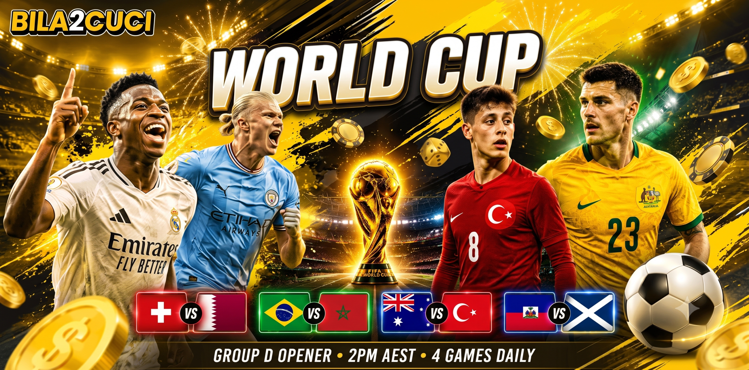 Sports betting Malaysia bonuses at Bila2Cuci